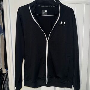 Under Armour Black Zip-Up Track Jacket